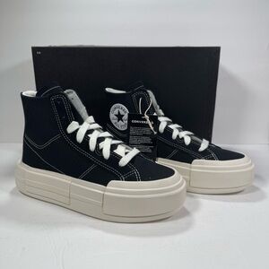 Converse CTAS Cruise Hi Chunky Platform Sneakers Black Egret Women 7.5 Men 6